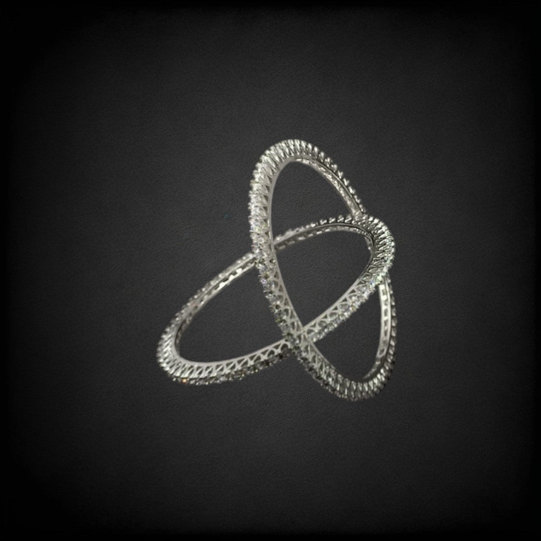 Eternal Sparkle AD Studded Bangle