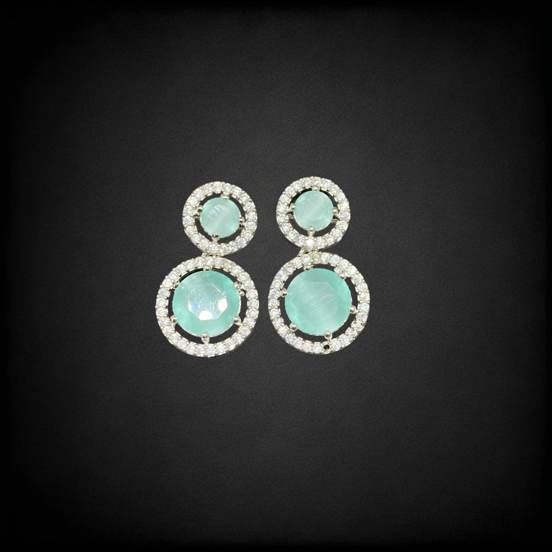 Twin Sparkle AD Earrings
