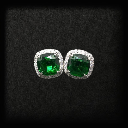 Glimmering Gemstone AD Earrings
