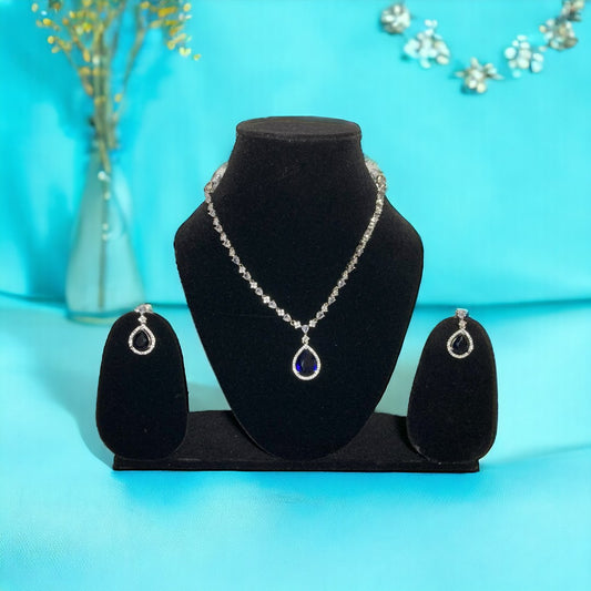 Royal Blue Luster Necklace